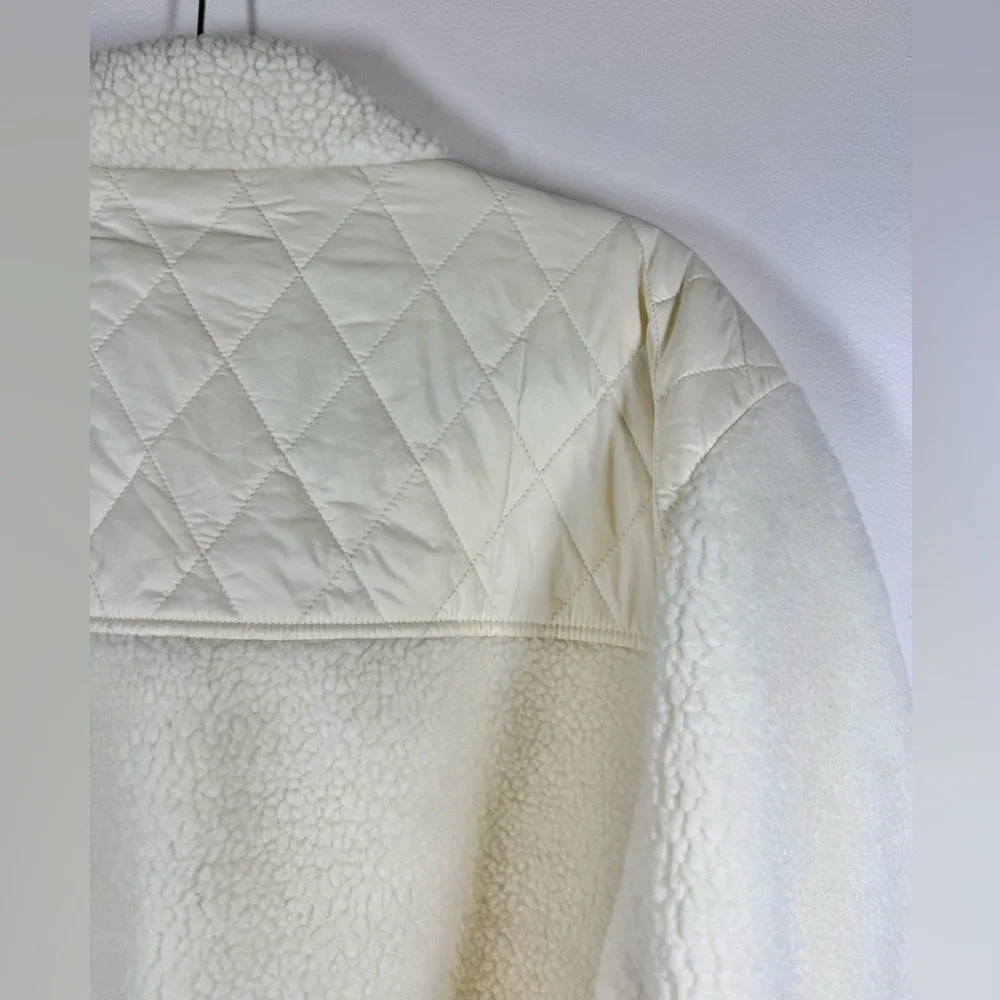 NWT Barbour Women's Plus Size White Quilted Jacket‎ Size 3X